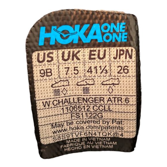 HOKA ONE ONE Challenger ATR 6 Castlerock Camellia Trail Running Sneaker Womens 9 - Picture 6 of 12